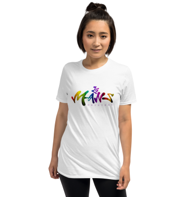 T-shirt blan "Le Mans Original" dégradé